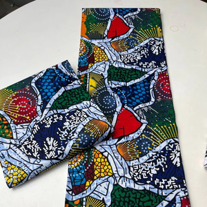 Phi sáp in và ankara bông vải mềm 100 phần trăm bông mới nhất thiết kế lý tưởng cho quần áo may thủ công Botswana - Product Image 1