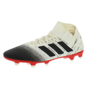 Zapatos Adidas Nemeziz 18.3 para Terreno Firme para Hombre, Color: Blanco Hueso/Negro Núcleo/Rojo Activo, 100% Auténticos - Product Image 2