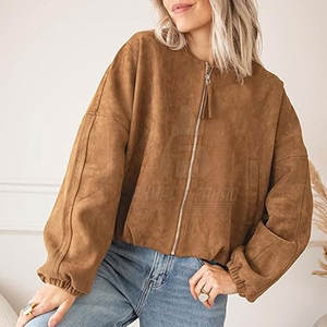 Veste d'hiver en daim et tricot pour femme, durable, respirante, écologique, pour un usage quotidien, voyage et confort - Product Image 2