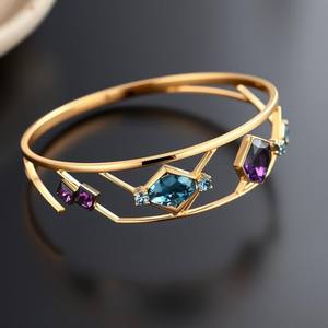 High Quality Multi Gemstone <b>Bracelets</b> Wholesaler <b>Silver</b> Jewelry 925 Sterling <b>Silver</b> <b>Bracelets</b> Suppliers - Product Image 4