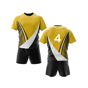 Venta al por mayor personalizado Rugby fútbol kit transpirable táctil Rugby uniformes 8 piezas conjunto equipo Liga Jersey sublimación ropa deportiva - Product Image 5