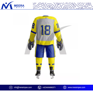 Ensemble d'uniformes de hockey sur glace pour hommes de qualité supérieure pantalon de maillot d'équipe personnalisable vêtements de sport respirants à séchage rapide pour les événements de la ligue de clubs - Product Image 5