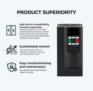 Convertisseur de fréquence de haute qualité 220V 380V 440V monophasé triphasé 22KW 15KW 7.5KW pour ascenseur, porte d'ascenseur, convertisseur XJ200L VFD - Product Image 6