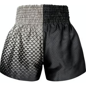 Pantalones cortos con logotipo personalizado de satén de alta calidad para artes marciales-Sublimado Stretch Boxing Fight Muay Thai-Venta al por mayor - Product Image 3