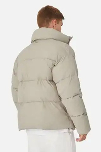 Hot Selling <b>Men's</b> Winter Windproof Hooded Puffer <b>Jacket</b> Thick Canvas with Stand Collar for Outdoor Wear - Product Image 5