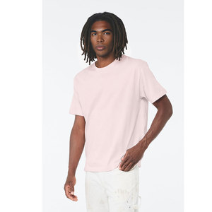 BELLA + toile Streetwear Logo personnalisé poids lourd boîte Fit 100% coton goutte épaule surdimensionné marine t-shirts pour hommes - Product Image 5