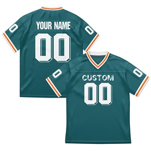 Jersey de fútbol americano Jersey estampado transpirable con mangas cortas de talla grande para deportes de verano - Product Image 3