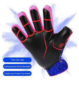 Guantes de Portero de Cuero de Diseño Personalizado, Cuero y Látex para Todo Clima para Deportes al Aire Libre - Product Image 5