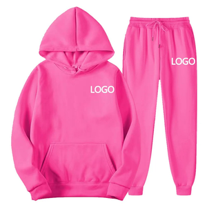 Chándal Personalice su logotipo, sudaderas con capucha y pantalones para hombres y mujeres, trajes de dos piezas, moda de primavera y otoño - Product Image 5