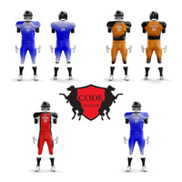 Conjunto de Uniforme de Fútbol Americano Sublimado de Secado Rápido y Transpirable, 12 Paneles, Personalizado, Pantalones y Camiseta de Manga Corta, Tallas Grandes, Precio de Fábrica