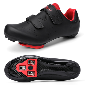 Scarpe da Ciclismo su Strada con Tomaia in Rete Traspirante, Tacchette Delta Pre-Installate, Calzature per Cyclette Indoor, Supporto OEM per Biciclette - Product Image 1