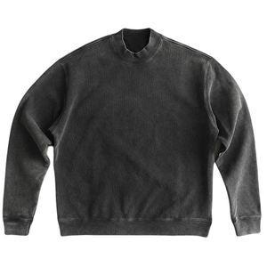 Sudadera con estampado de soplo de logotipo personalizado de peso pesado, sudaderas con capucha de lana, sudadera de algodón, ropa de calle personalizada, sudadera con lavado ácido - Product Image 1