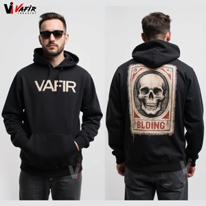 Wholesale Pullover Heavyweight Spandex/Cotton Winter Hoodie Men Custom Embroidery Logo 350 Gsm <b>Bulk</b> French <b>Terry</b> Regular Fit - Product Image 6