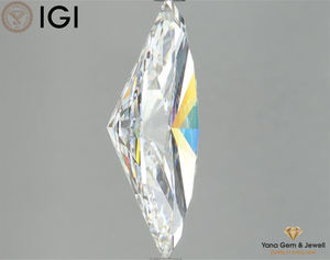 4.00 CT Lab Grown Marquise Diamond 16.36mm with IGI Certificate สำหรับ VVS2เครื่องประดับ - Product Image 5