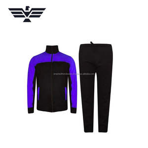 High Quality Unisex Winter Hooded Casual Sports Tracksuit <b>Set</b> | Zip-Up Jacket & <b>Trouser</b> | Two-Tone Athletic Jogging Suit - Product Image 1