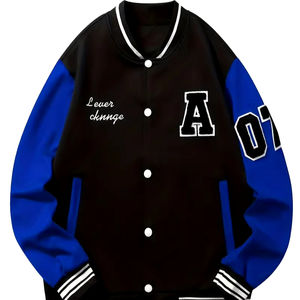 Meilleure vente Veste Versity en matériau frais Concevez votre propre vente chaude et tendance Veste Versity de qualité supérieure à bas prix pour hommes - Product Image 1