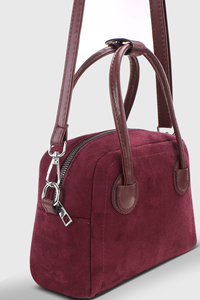 กระเป๋าโบว์ลิ่งผู้หญิงคุณภาพสูง หนัง PU รับทำโลโก้ แฟชั่น ซิป กระเป๋าสะพายไหล่ บุผ้าแคนวาส ราคาโรงงาน - Product Image 2