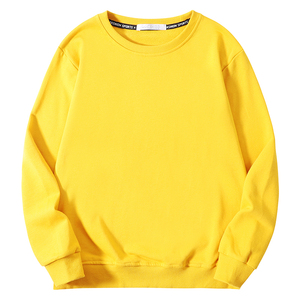 Sweat-shirt ras du cou uni personnalisé en coton polyester rose à impression brodée sweat-shirt ras du cou pour femmes - Product Image 6