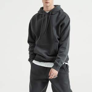 Sweat à capuche zippé uni en coton imprimé de logo personnalisé en gros Sweat à capuche zippé pour hommes et femmes - Product Image 5