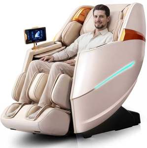 Sillón de Masaje 4D de Cuerpo Completo, Reclinable de Gravedad Cero, 55 SL-Track, 20 Modos Automáticos, 11 Técnicas, 40 Bolsas de Aire, con Estiramiento de Yoga, APP - Product Image 1