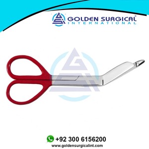 Tijeras Quirúrgicas Lister para Vendajes, 5.5 Pulgadas, Mango en Forma de Corazón, Tijeras Médicas de Cartón y Tela - Product Image 4