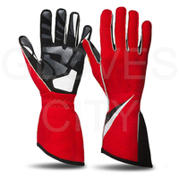 Gants de Karting Numériques Professionnels Nomax Robustes, Respirants, Coupe-Vent, Doigts Entiers, Légers, Ignifuges, Tactiles