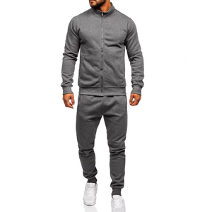 Chándales OEM con logotipo personalizado para hombre, chándales para gimnasio, ropa deportiva, chándales de entrenamiento, traje para correr, conjunto de dos piezas con capucha y pantalones - Product Image 1