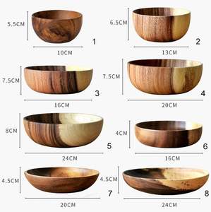 ชามไม้ญี่ปุ่นแบบยั่งยืน สำหรับเทศกาลรอมฎอน อาหารวันอีด ผลิตด้วยมือ วัสดุธรรมชาติ สำหรับขายส่ง โรงแรม ร้านอาหาร - Product Image 6