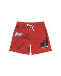 Pantalones cortos deportivos ligeros de malla con diseño de logotipo de sublimación de Color liso personalizado, pantalones cortos de calidad superior personalizados para hombre - Product Image 6