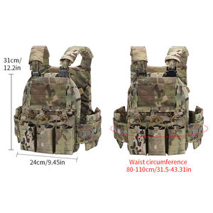 Gilets tactiques de sécurité Oxford à vendre, jeu CS, chasse, gilet de fitness à libération rapide, porte-plaque, gilet tactique de chasse - Product Image 6