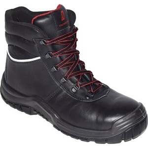 <b>POWER</b> STEP MID+ Black Full Leather Safety Boots S3 HRO SRC EN20345 Size 44 - Product Image 1