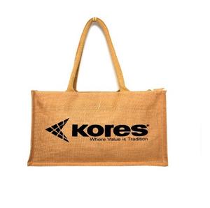 Sacs en jute biodégradables et écologiques Boîte à lunch d'épicerie réutilisable de l'Inde avec logo imprimé sur mesure disponible en vrac - Product Image 2
