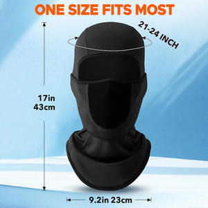 Máscara de pasamontañas ligera personalizable para deportes al aire libre a prueba de viento para esquiar senderismo pesca OEM/ODM - Product Image 6
