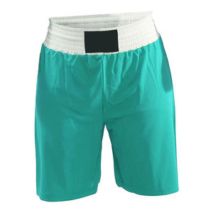 Pantalones cortos de boxeo de Muay Thai MMA de poliéster/nailon transpirable con logotipo personalizado - Product Image 1