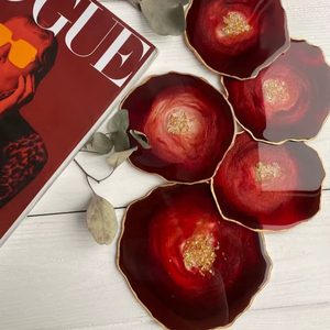 ที่รองแก้วทำด้วยมือที่น่าสนใจมอบคุณค่าทางศิลปะที่สวยงามให้กับงานปาร์ตี้ทางศาสนาของครอบครัวและงานพบปะสังสรรค์ - Product Image 1