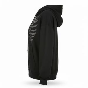 Novedad, Sudadera con Capucha Informal con Logotipo de Diamantes de Imitación Personalizado para Mujer, Sudadera de Alta Calidad Transpirable para Calle, con Capucha para Invierno - Product Image 5