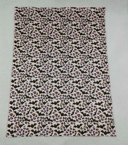 Couvertures d'Halloween pour bébés filles à motif léopard et chauves-souris - Product Image 3