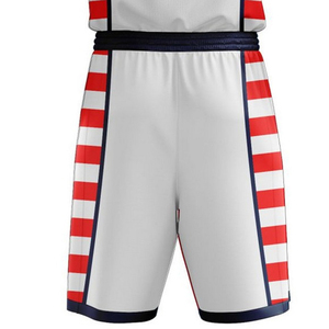 Prix de gros, maillots et shorts de basket-ball réversibles pour hommes, personnalisables, nouveau design avec impression par sublimation, uniforme de basket-ball - Product Image 4