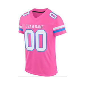 Maillot de football américain à manches courtes de haute qualité Nouveau design Sportswear Maillots respirants - Product Image 2