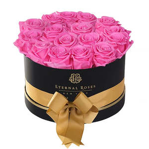 Luxury Roses Empire Gift Box Small Square Barbie-Lish Design for Valentine's Day Mother's Day Weddings Made Fresh Natural - Product Image 1