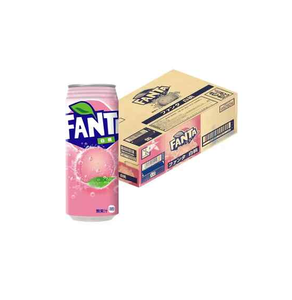 Fanta White Peach Japón, paquete de 24 latas de 300 ml, perfecto para despensas de oficina y programas de bebidas en salas de descanso corporativas. - Product Image 1