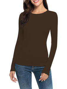 Ropa de calle Camisas de manga larga de moda Servicio OEM Hecho a medida en 100% Camisas de manga larga de algodón para mujeres con servicio OEM - Product Image 5