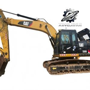 Excavatrice Caterpillar 326D d'occasion, marque japonaise d'origine, 26 tonnes, excavatrice de taille moyenne, chenilles en caoutchouc, grandes excavatrices - Product Image 1