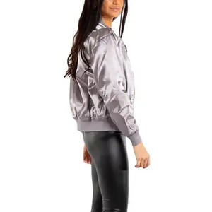 Chaqueta Bomber 2025 para mujer, chaqueta Bomber de cuero de piel de oveja Real, chaqueta de mujer 100%, chaqueta de cuero genuino para mujer de alta calidad - Product Image 5