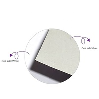 Panneau de duplex de 250GSM 300GSM 350GSM revêtement latéral simple triplex enduit gris de blanc excellent poids léger d'imprimabilité