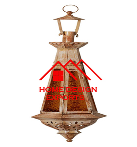 Latest Design Blue Powder Coated <b>Ceiling</b> <b>Hanging</b> Moroccan Lantern In Gold Finished Wall <b>Hanging</b> Metal Lantern Iron Lantern - Product Image 3