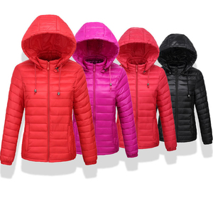 Veste bouffante à col montant personnalisée 2025 pour femmes, veste en coton vierge bon marché, veste à capuche pour l'hiver, motif de style High Street, vente en gros - Product Image 6