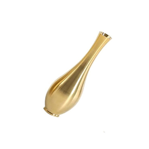 Florero de metal de excelente calidad para decoración del hogar y el jardín disponible a precio mayorista Florero de metal dorado - Product Image 2