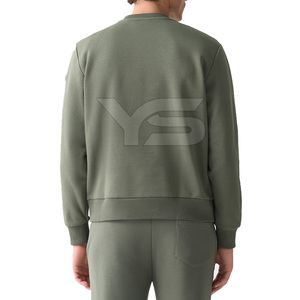 เสื้อสเวตเตอร์สวมหัวแบบลำลองสำหรับผู้ชายเสื้อสเวตเตอร์ผ้าไหมย้อมสีล้วนสำหรับฤดูหนาว - Product Image 6