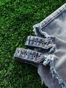 Short en jean 100% coton de haute qualité pour hommes confortable élégant motif solide tenue décontracté Streetwear - Product Image 4